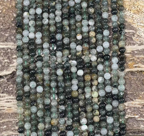 Green Rutilated Quartz Round