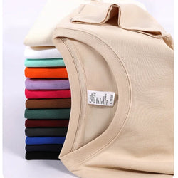 100% Cotton Five Half Sleeve Men's Women Summer T-shirt Loose Short-sleeved Casual Basic Shirt O Neck Solid Color Tops
