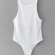 summer solid sexy bodycon women bodysuits female 4 color green slim casual  bodysuit chic lady club short playsuits femme