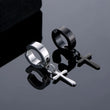 6 Pcset Crystal Strong Magnetic Ear Stud Clip Earrings for Men and Women Punk Round Zircon Magnet Earrings Non Piercing Jewelry
