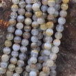 Dendritic Blue Lace Agate Round 6mm 8mm