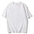 100% Cotton Five Half Sleeve Men's Women Summer T-shirt Loose Short-sleeved Casual Basic Shirt O Neck Solid Color Tops