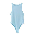 summer solid sexy bodycon women bodysuits female 4 color green slim casual  bodysuit chic lady club short playsuits femme