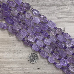 Lavender Amethyst Rectangle Cut Shapes